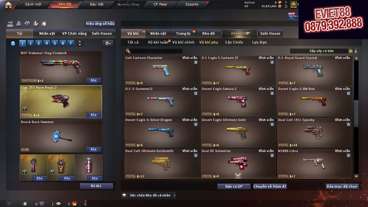 shop acc cf uy tin gia re